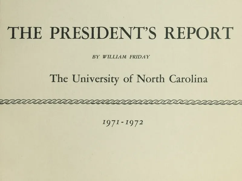 President Report 1971-1972